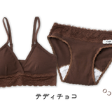 【キャンペーン】Cuip　ソフトブラ＆吸水ショーツセット